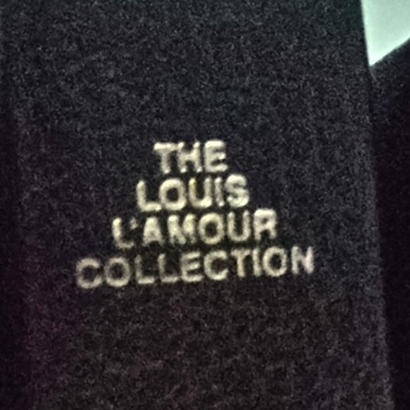 4 Leatherette Bound Louis L'Amour Old West Themed Books - Picture 4 of 9